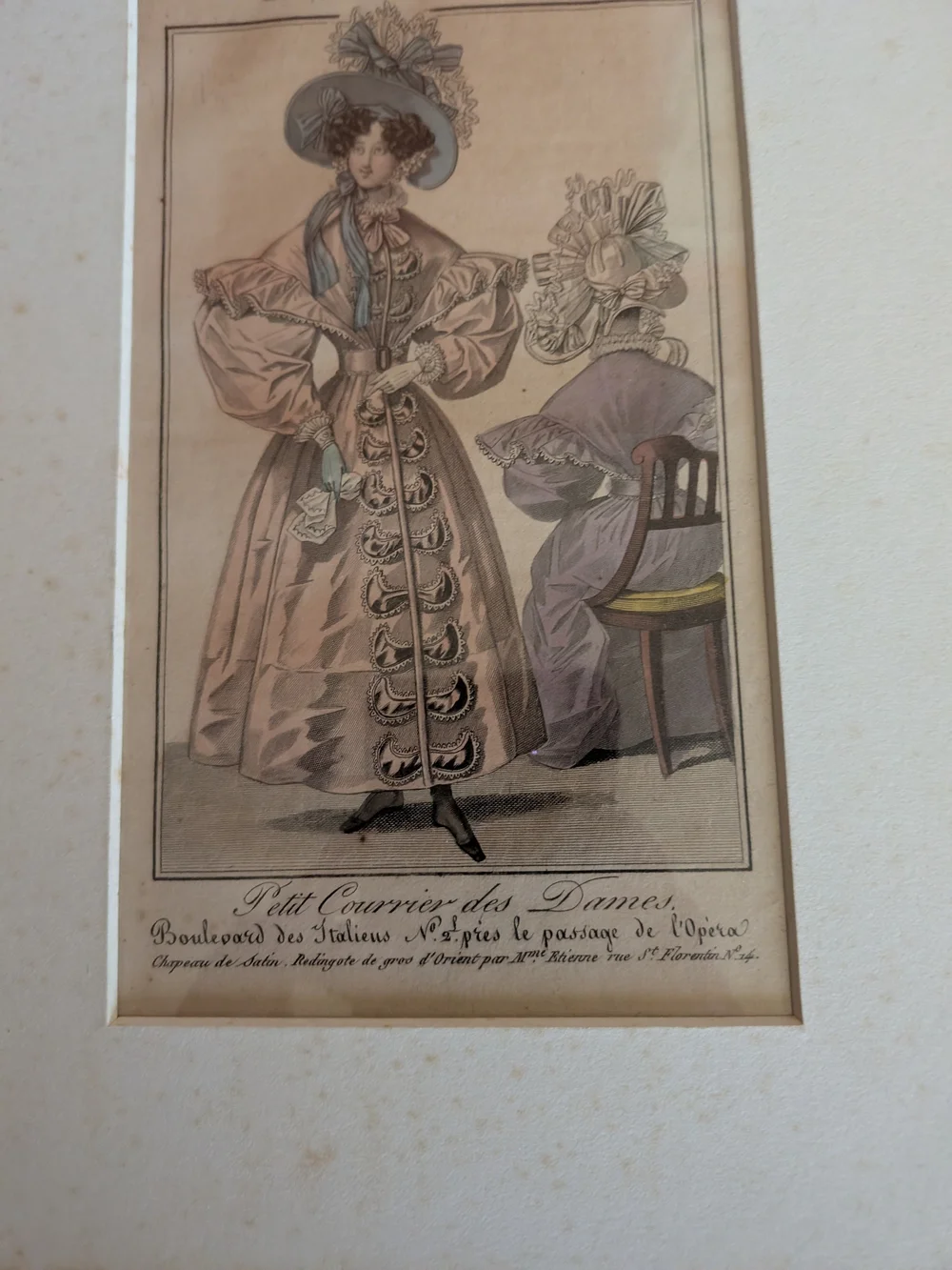 Vintage Style Framed Fashion Prints - Set of 3 (Green, Cream, Pink) Vintage Clas